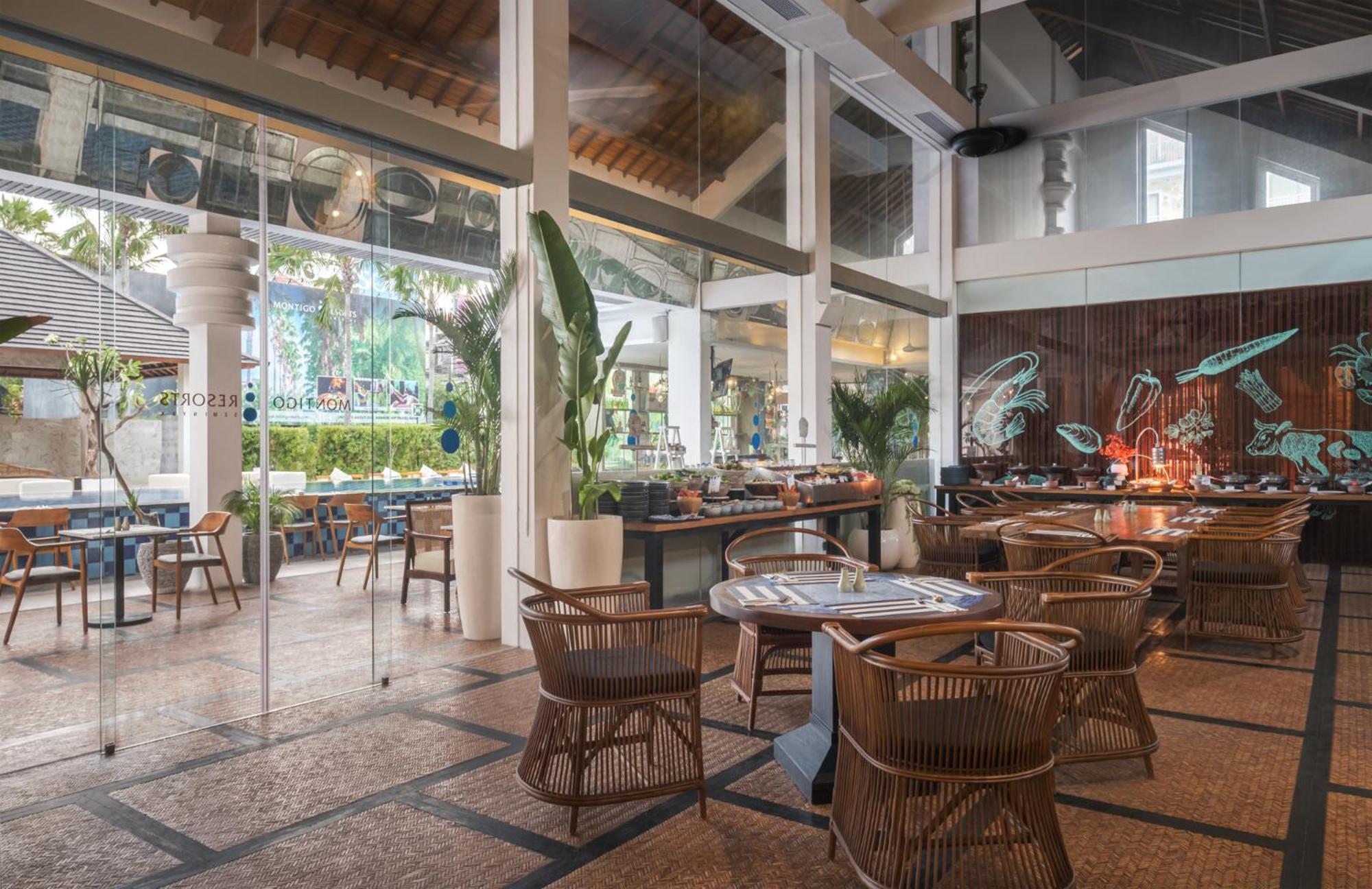 Montigo Resorts Seminyak Εξωτερικό φωτογραφία The interior of the restaurant